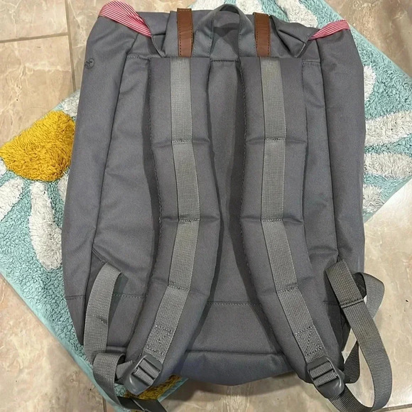 Herschel Supply Company Gray Backpack with Brown Accents - Picture 3 of 4